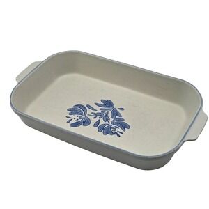 Pfaltzgraff Yorktowne Stoneware Baker Casserole Rectangular Handled USA